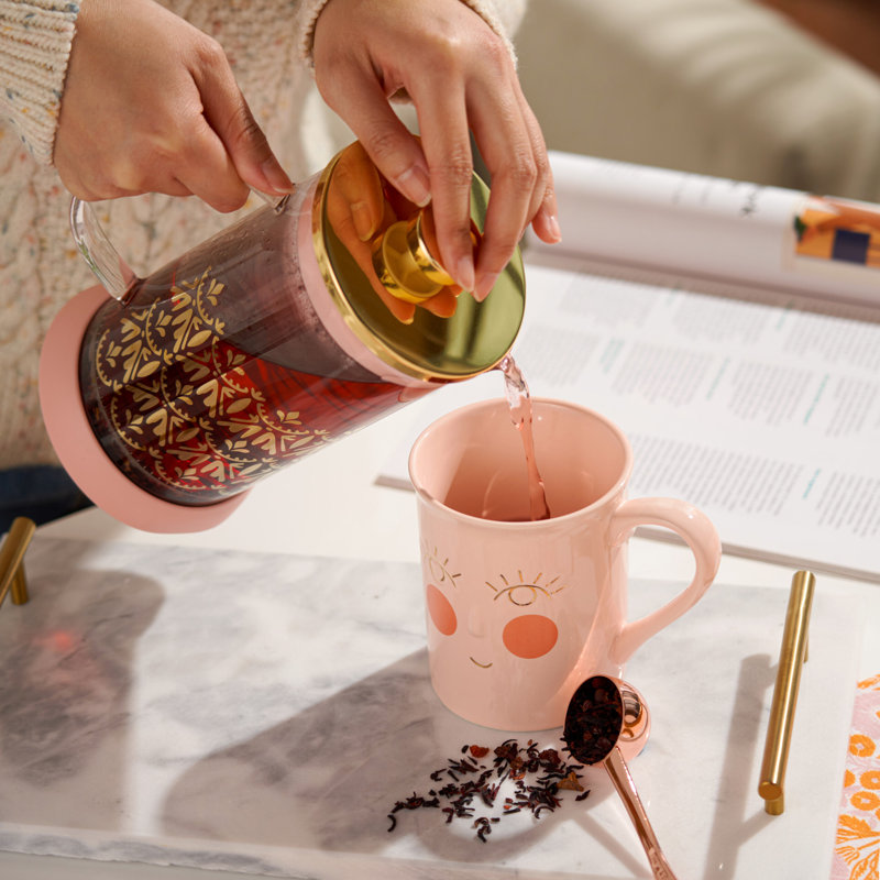 Pinky Up Riley Casablanca Glass Tea Press Pot Reviews Wayfair